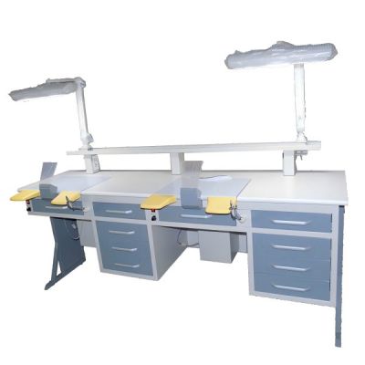 Double Dental Lab Workstation